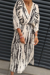 All in Time – Maxikleid mit Batikmuster